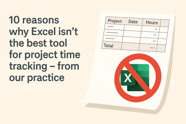 10 Reasons Not to Use Excel for Project Time Tracking